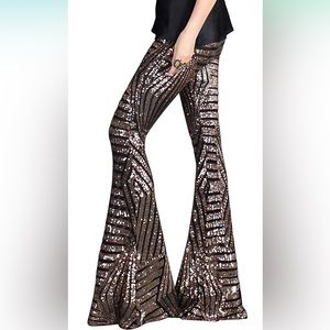Sequin bell bottoms